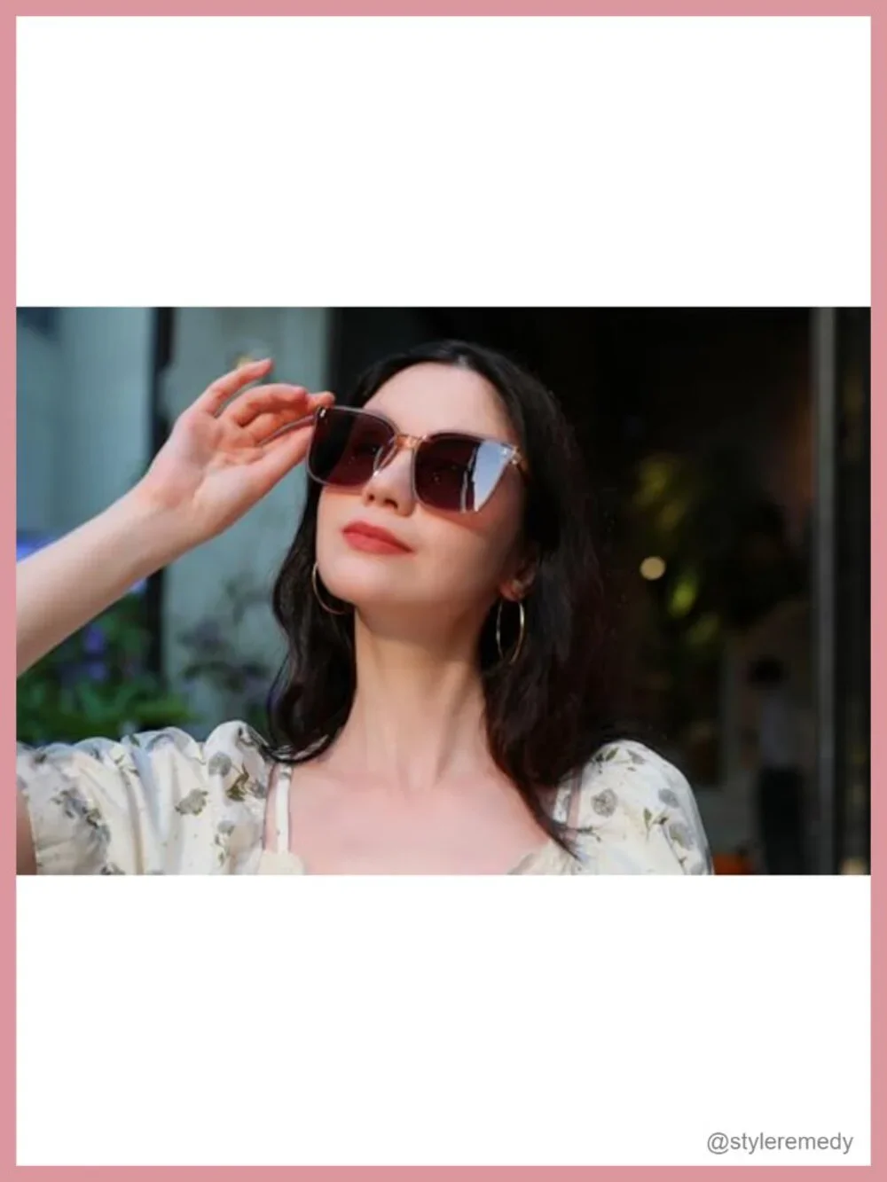Oversized Vintage Polarized Sunglasses Square Classic Simple Unisex